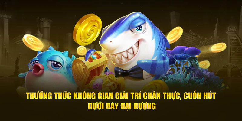 Thưởng thức không gian giải trí chân thực, cuốn hút dưới đáy đại dương